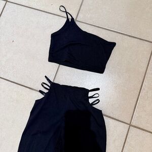 Princess Polly Pant and Top Set Black - Size 2